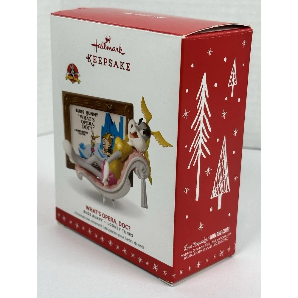Hallmark Keepsake 2016 Bugs Bunny What's Opera Doc Ornament Looney Tunes